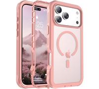 jaroco for Phone Pro Max case, [Compatible with MagSafe][Military Grade Drop Protection] Bumper Phone Case -Pink
