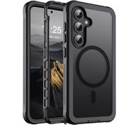 jaroco Magnetic for Samsung Galaxy S25 Case case, [Compatible with MagSafe][Military Grade Drop Protection][Heavy Duty Protection][Non-Slip][Shockproof] 2-Layer Durable Bumper Phone Case 6.2"-Black