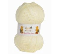 Jarol Baby Rambler Aran Knitting & Crochet Yarn. Great Value Baby Yarn Available in a Selection of Pastel and Bright Shades, 100% Acrylic, 200 Metres, 100g Balls, Pack of 5, Lemon
