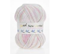 Jarol New Arrrival Baby Random Double Knit/DK Knitting & Crochet Yarn. Baby Yarn Available in a Selection of Variegated Shades, 100% Acrylic, 600 Metres, 200g Balls, Pack of 5, Sherbert