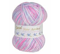 Jarol New Arrrival Baby Random Double Knit/DK Knitting & Crochet Yarn. Baby Yarn Available in a Selection of Variegated Shades, 100% Acrylic, 600 Metres, 200g Balls, Single Ball, Cotswold