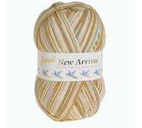 Jarol New Arrrival Baby Random Double Knit/DK Knitting & Crochet Yarn. Baby Yarn Available in a Selection of Variegated Shades, 100% Acrylic, 600 Metres, 200g Balls, Pack of 3, Aurora