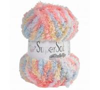 Jarol Super Soft Cuddly Chunky Knitting & Crochet Yarn. Baby Yarn Available in a Selection of Pastel, Neutral & Multicoloured Shades, 100% Polyester, 135 Metres, 100g Balls, Pack of 3, Sweet Dreams