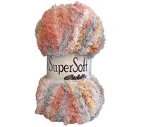Jarol Super Soft Cuddly Chunky Knitting & Crochet Yarn. Baby Yarn Available in a Selection of Pastel, Neutral & Multicoloured Shades, 100% Polyester, 135 Metres, 100g Balls, Single Ball, Sweet Dreams
