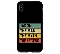 Jaron The Man The Myth The Legend Funny Personalized Quote Case for iPhone XS Max