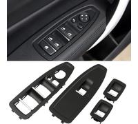 Jaronx Compatible with BMW 3 4 Series Window Switch Panel Cover 2014-2019,4PCS Door Window Control Panel Cover for BMW 1‘ F20 LCI 2014-2018, 3’ F30 F31 F80 2014-2018, 4‘ F36 2016-2019 (Black)