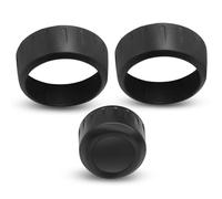 Jaronx Compatible with BMW Climate Control Knob Ring & Radio Volume Button Covers for 1'F20 F21, 2'F22 F23, 3'F30 F31, 4'F32 F33 F36, Air Conditioning Knob AC Climate Button Ring for BMW(Matte Black)