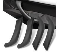 Jaronx Compatible with BMW X1/X2 Door Handle Cover, Door Handle Outer Cover Right Side Door Handle Outer Cover Replacement Compatible with BMW X1 F48 2015-2019, X2 F39 2017-2019 (4PCS, Black)