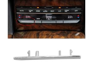 Jaronx Compatible with Mercedes Benz AC Button Trim E Class W212, Temperature Climate Control Button Sliver Chrome Trim for E Class W212 E63 AMG E250 E350 E400 E550 2010-2017(Polished)