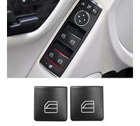 Jaronx Compatible with Mercedes Benz Window Button Covers, Power Window Control Switch Buttons for Mercedes Benz C-Class W204 C230 C280 C300 C350, E-Class W212,GLK-Class X204 GLK350(Not for 2013+)
