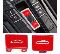 Jaronx Compatible with Porsche Convertible Top Switch Button Replacement Boxster 2013-2016/718 Boxster 2017-2023/911 2012-2018, Console Roof Switch Open Close Button fit 718/Boxster/911 (Sporty Red)