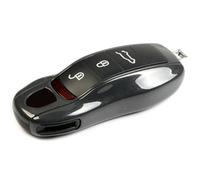 Jaronx Compatible with Porsche Key Fob Cover, Key Cover Compatible with Porsche Cayenne Panamera Macan Cayman 911 (Agate Gray)