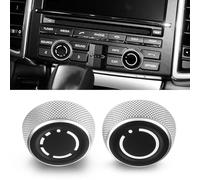 Jaronx Compatible with Porsche Radio Volume Knob Button for 2013-2016 Boxster/911/Cayman/Macan/Panamera/Cayenne, Left and Right Side Stereo PCM Dials Switch, Audio CD Knobs Button Replacement(PCM 3.1)