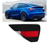 Jaronx Compatible with Tesla Charging Port Cover for Model 3 2017-2023 Model Y 2020-2023 (NOT FIT 2024+), Rear Left Side Taillight Reflector for Tesla, Charging Port Covers Replacement 1084854-99-J