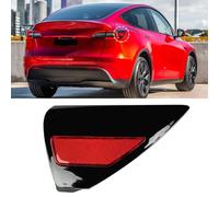 Jaronx Compatible with Tesla Charging Port Cover for Model 3 2017-2023 Model Y 2020-2023 (NOT FIT 2024+), Rear Right Taillight Cover Reflector for Tesla, Charging Port Door Replacement 1100781-99-D