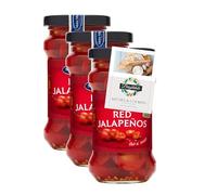 Jarred Jalapenos Bundle with Santa Maria Red Jalapenos 200g 3 Pack + Brightdale Kitchen Booklet