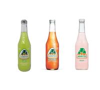Jarritos Rainbow Kit/Mexican Jarritos Drinks Flavour Variety Pack, Guava, Lime & Mandarin, 370ml Soft Drinks