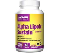 Jarrow Formulas, Alpha Lipoic Sustain, with Biotin, 300 mg, 60 Tablets