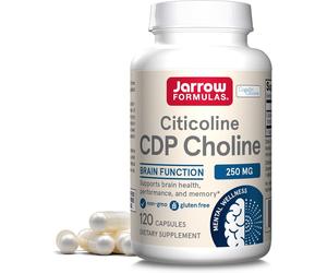 Jarrow Formulas Citicoline CDP 250 mg Choline Brain Health Memory Attention