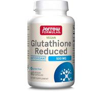 Jarrow Formulas, L-Glutathione, 500mg, Highly Dosed, 60 Vegan Capsules, Vegetarian, Soy-Free, Gluten-Free, GMO-Free
