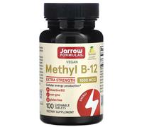 Jarrow Formulas, Methyl B-12, Extra Strength, Lemon, 1,000 mcg, 100 Tablets