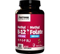 Jarrow Formulas - Methyl B-12 & Methyl Folate, 800mcg Cherry - 60 Lozenges