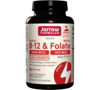 Jarrow Methyl B-12 and Methyl Folate Dietary Supplement 100 Lozenges