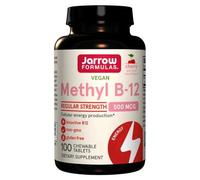 Jarrow Formulas Methyl B-12 500 mcg, Supports Brain Cells and Nerve Tissue, 100 Lozenges
