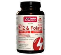 Jarrow Methyl B-12 and Methyl Folate Dietary Supplement 100 Lozenges