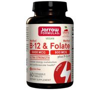 Jarrow Methyl B-12 and Methyl Folate Dietary Supplement 100 Lozenges