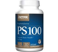 Jarrow Formulas PS100 Phosphatidylserine 100 mg, Dietary Supplement for Brain Health and Cognition Support, 30 Softgels, 10-30 Day Supply