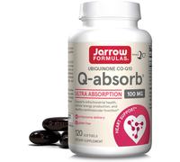Jarrow Formulas CoQ10 Dietary Supplement Q-Absorb Ubiquinone 100 mg 120 Softgels