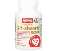 Jarrow Formulas - Ubiquinol QH-Absorb | 100 mg for Cellular Energy and Heart Health - 60 softgels