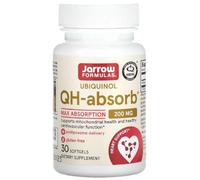 Jarrow Formulas - Ubiquinol QH-Absorb | 200 mg for Cellular Energy and Heart Health - 30 Softgels