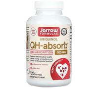 JARROWS Jarrow Formulas - Ubiquinol QH-Absorb | 100 mg for Cellular Energy and Heart Health - 120 softgels