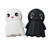 Jars - Halloween Ghost Salt and Pepper Containers for Table | Decorative Kitchen Storage Bottles, Cute Countertop Accessory, Holder for Cinnamon Seasoning RV Camping BBQ Cooking Bar Restaurant