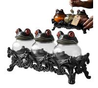 Jars in with Lids, Sugar Jar in Gothic Pharmacy Style - Candy Jar with Lid, for Kitchen, Pantry, Cabinet, Counter Food Products, Home