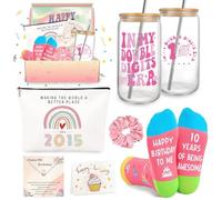 Jars Nova 10th Birthday Gifts for Girls｜Personalized Gift Set for age 10｜Birthday Present for 10 Years Old Girls Kids Sister Daughter Cousin Niece Granddaughter Celebration