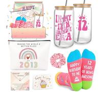 Jars Nova 12th Birthday Gifts for Girls｜Personalized Gift Set for Age 12｜Birthday Present for 12 Years Old Girls Kids Sister Daughter Cousin Niece Granddaughter Celebration