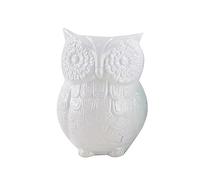 Jarsense Kitchen Utensils Holder Owl Utensil Holder Decorative Ceramic Cookware Crock & Organizer,Kitchen Ceramic Décor Gift white