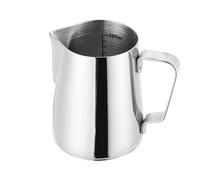 Jarsense Milk Jug, Stainless Steel Milk Frothing Jug, 600ml Milk Steam Jug Coffee Jug with Measurement Mark, Metal Milk Frothing Pitcher for Espresso, Latte, Cappuccino