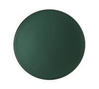 Jarsense Placemat PVC Washable Table Runner Crimped Round Placemat Water and Oil Resistant for Kitchen, Table, Dining Room and Home (Green)