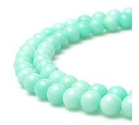 jartc Beads for Energy Bracelets Yoga Bracelet DIY Bracelet Stone Beads Sky Blue Jade 10mm