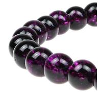 JarTc Natural Round Burst Rose Red Quartz Gemstone Beads for DIY Jewellery Making Bracelet Necklace 15" (6mm)