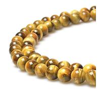 JARTC Rare Collection Natural Stone Beads Golden Tigereye Round Loose Beads for Jewelry Making DIY Bracelet Necklace (14mm)