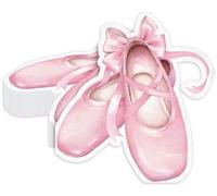 JarThenaAMCS 100Pcs Ballet Slippers Paper Napkin Pink Dancing Girl Disposable Napkins Luncheon Dinner Napkins for Ballerina Birthday Party Supplies Table Decor