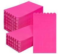 JarThenaAMCS 100Pcs Hot Pink Guest Napkins Baby Shower Paper Napkin Disposable Dinner Hand Towel Napkin for Home Kitchen Bathroom Holiday Party Supplies