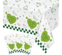 JarThenaAMCS 3 Pcs Swamp Bachelorette Party Decoration Tablecloth Last Romp in the Swamp Plastic Table Cover Rectangle Disposable Table Cloth for Bridal Shower Birthday Tables Decor, 54 x 108 Inch