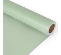 JarThenaAMCS Sage Green Wrapping Paper - Mini Roll - 17 In x 32.8 Ft Solid Green Gift Wrap Paper Decorative DIY Art Craft Paper for Wedding Birthday Baby Shower Party Supplies