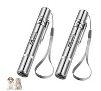 JARUFEE Cat Toys Interactive for Indoor Cats Kittens Exercise, Chase Training & Scratching USB Rechargeable 7-in-1 Electric LED Interactive Cat Toy 2-Pack